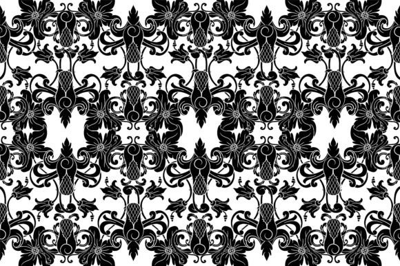 Download Seamless Black Lace Vector Baroque - Baroque Collection