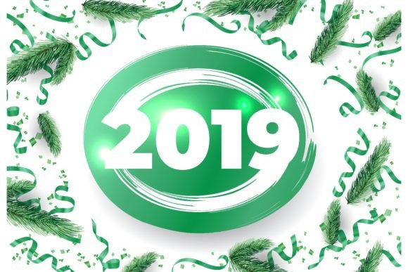 Download Twenty Nineteen Festive Card Design with - Premium Resources
