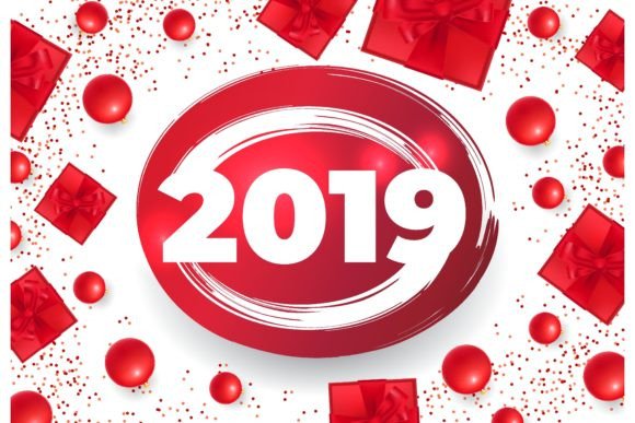 Download Twenty Nineteen Festive Card Design with - Premium Resources